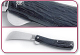 Plumbers pocket knife with thumb lock