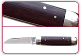 Wood 2 bolster pocket knife